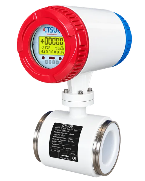 Medidor electromagnético Wafer CTSUR con transmisor integral